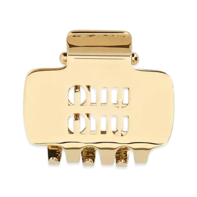 MIU MIU Women's Metal Hair Clip "Gold"