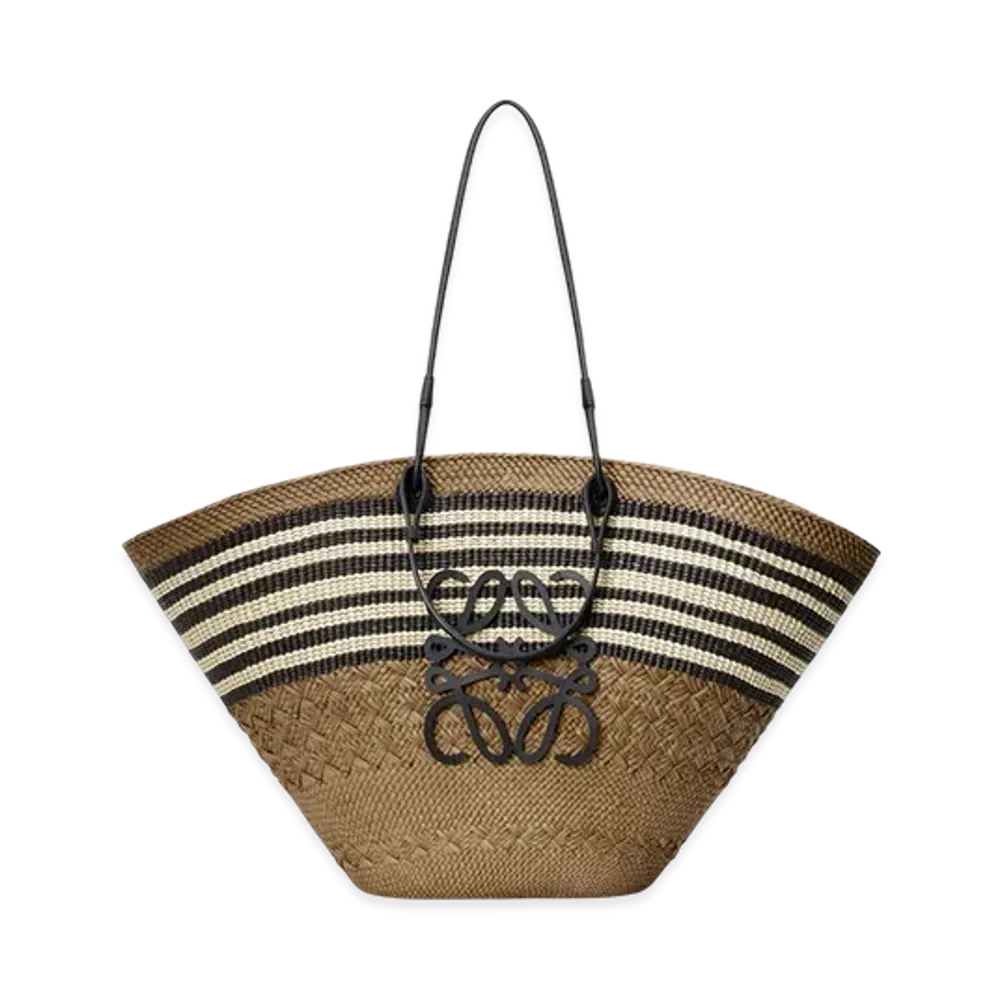 LOEWE Anagram Basket Large "Dark Khaki/Black"