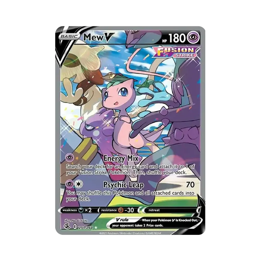ミュウV SR: SA[S8 106/100](拡張パック「フュージョンアーツ」)通販