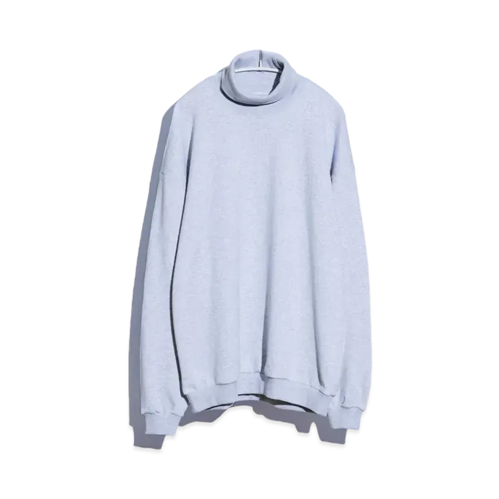 Everyone Cotton Turtleneck Sweatshirt "Ash Heather"