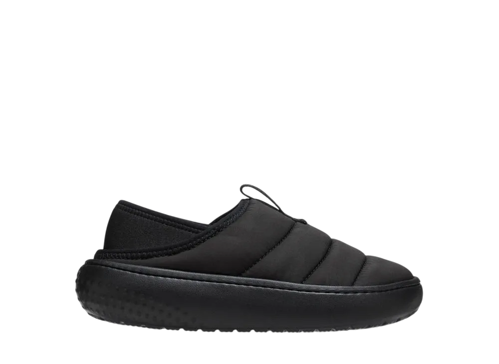 Crocs Big Kids Classic Puff Moc "Black"