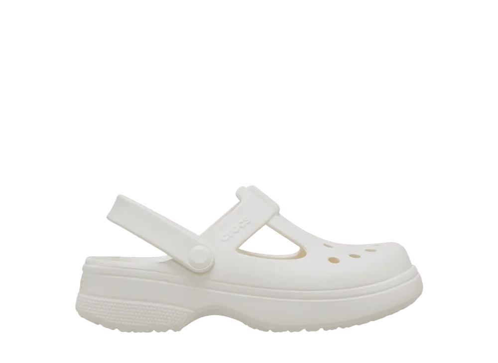 Crocs GS Classic Mary Jane Clog "Chalk"