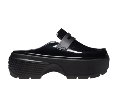 Crocs Stomp High Shine Loafer "Black"