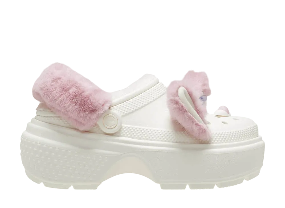Crocs Stomp Stuffed Animal Clog "Chalk"