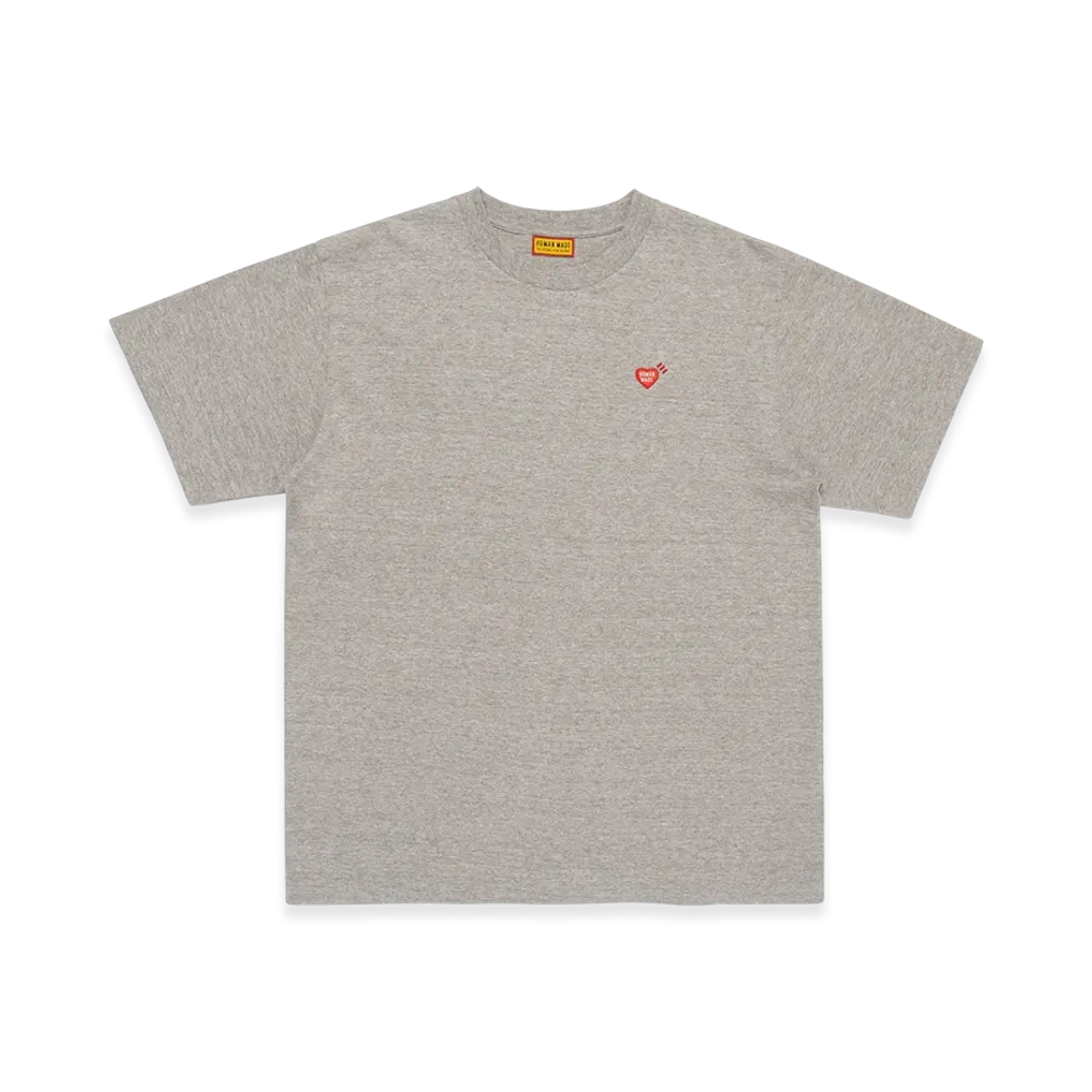 ヒューマンメイド ストア限定 ハートバッジ Tシャツ "グレー"