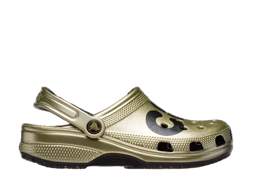 Crocs Classic Metallic Logo Clog "Gold Metallic"