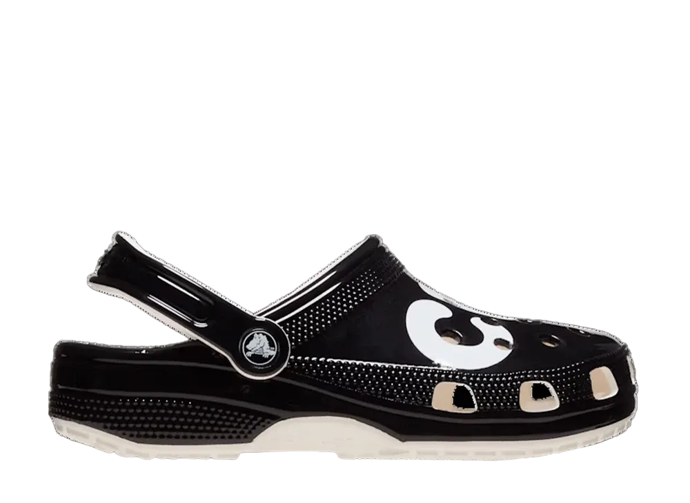 Crocs Classic High Shine Logo Clog "Black"