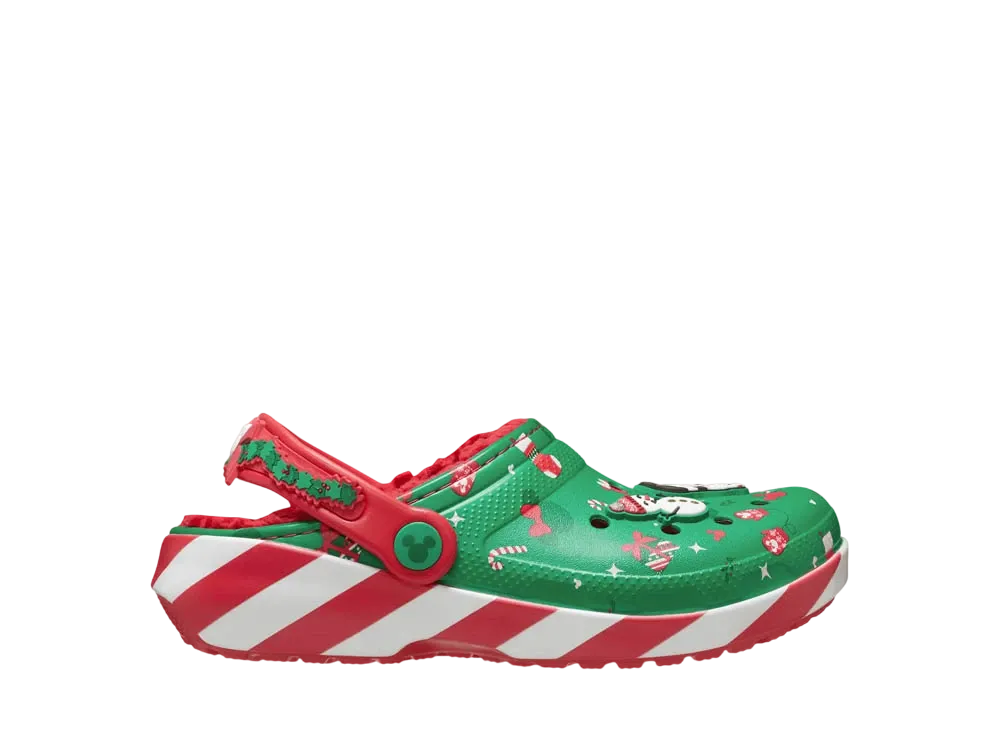 Disney x Crocs Big Kids Lined Clog "Mickey Mouse Holiday"