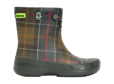 Barbour x Crocs Classic Boot "Olive"
