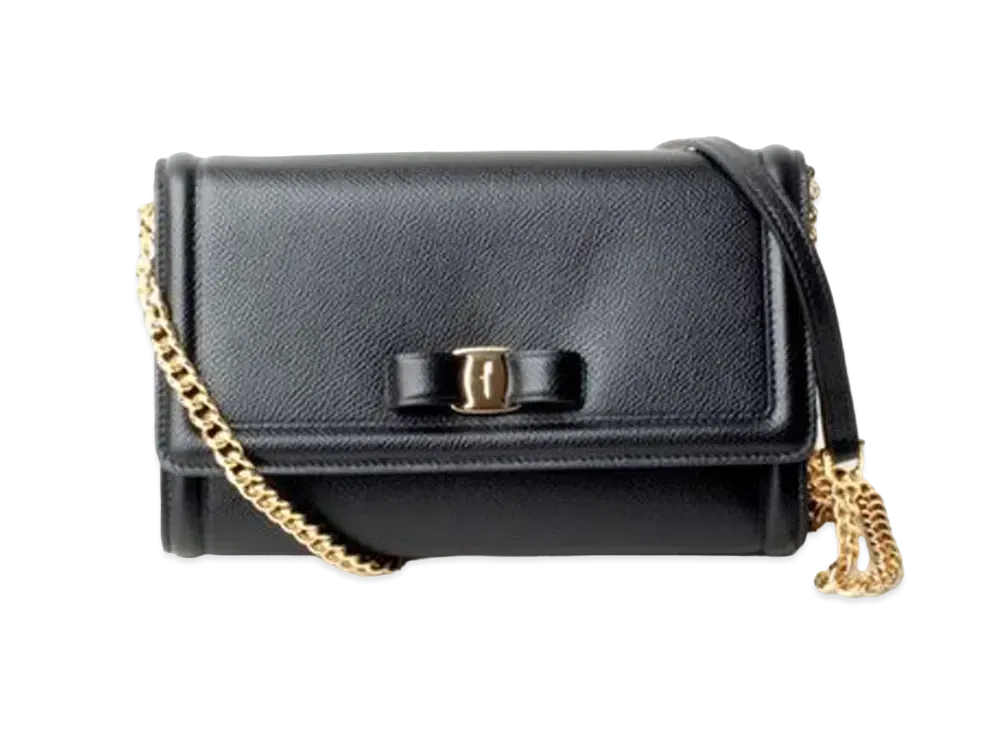 Salvatore Ferragamo Vara Bow Minibag "Black"
