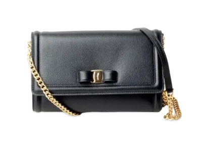 Salvatore Ferragamo Vara Bow Minibag "Black"