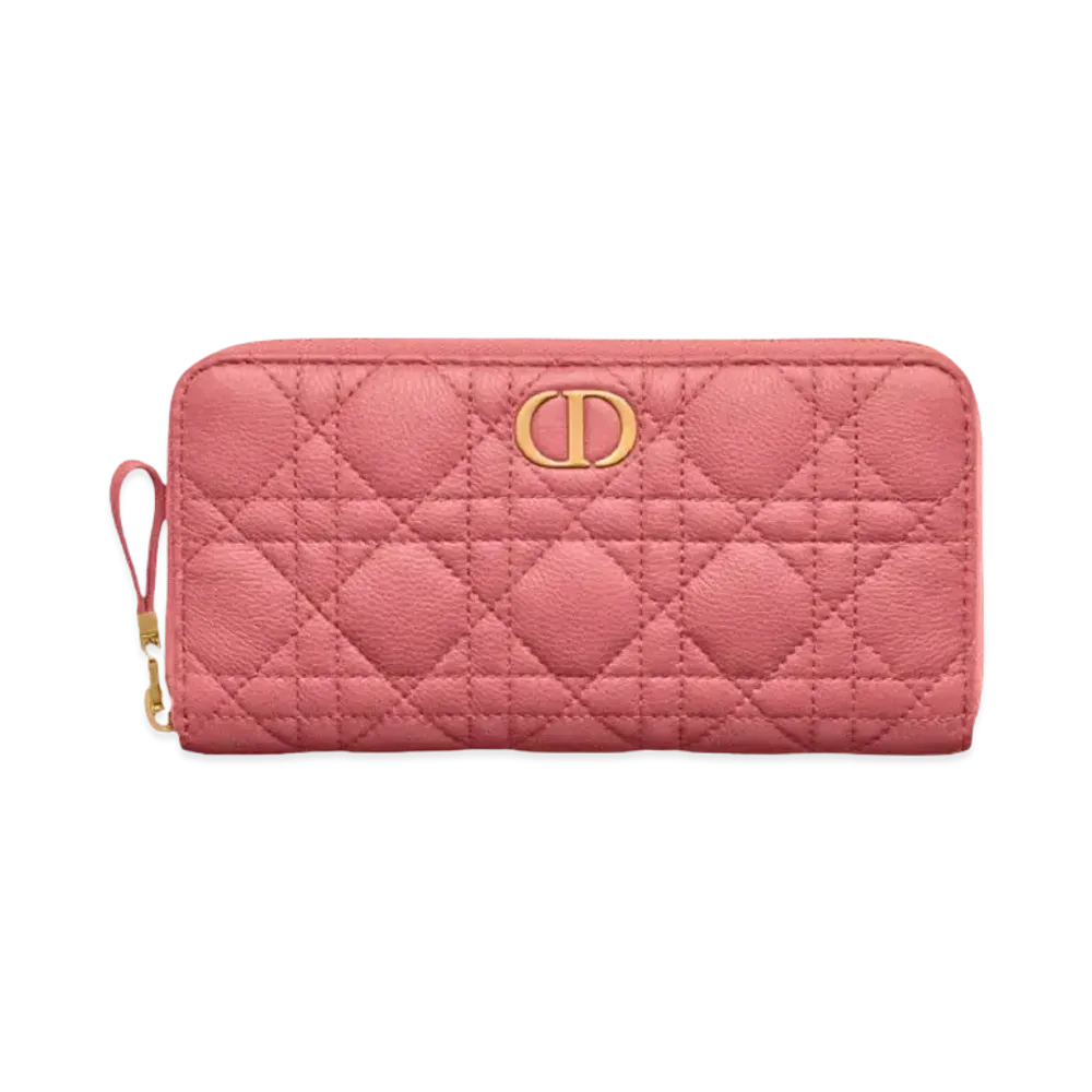 Dior Dior Caro Voyageur Wallet "Pink"