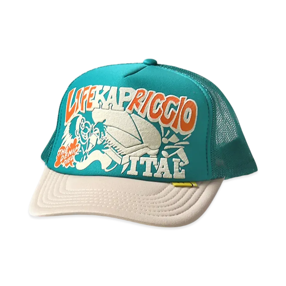 KAPITAL Life KAPRICCIOpt Truck Cap "Turquoise/Kinari"