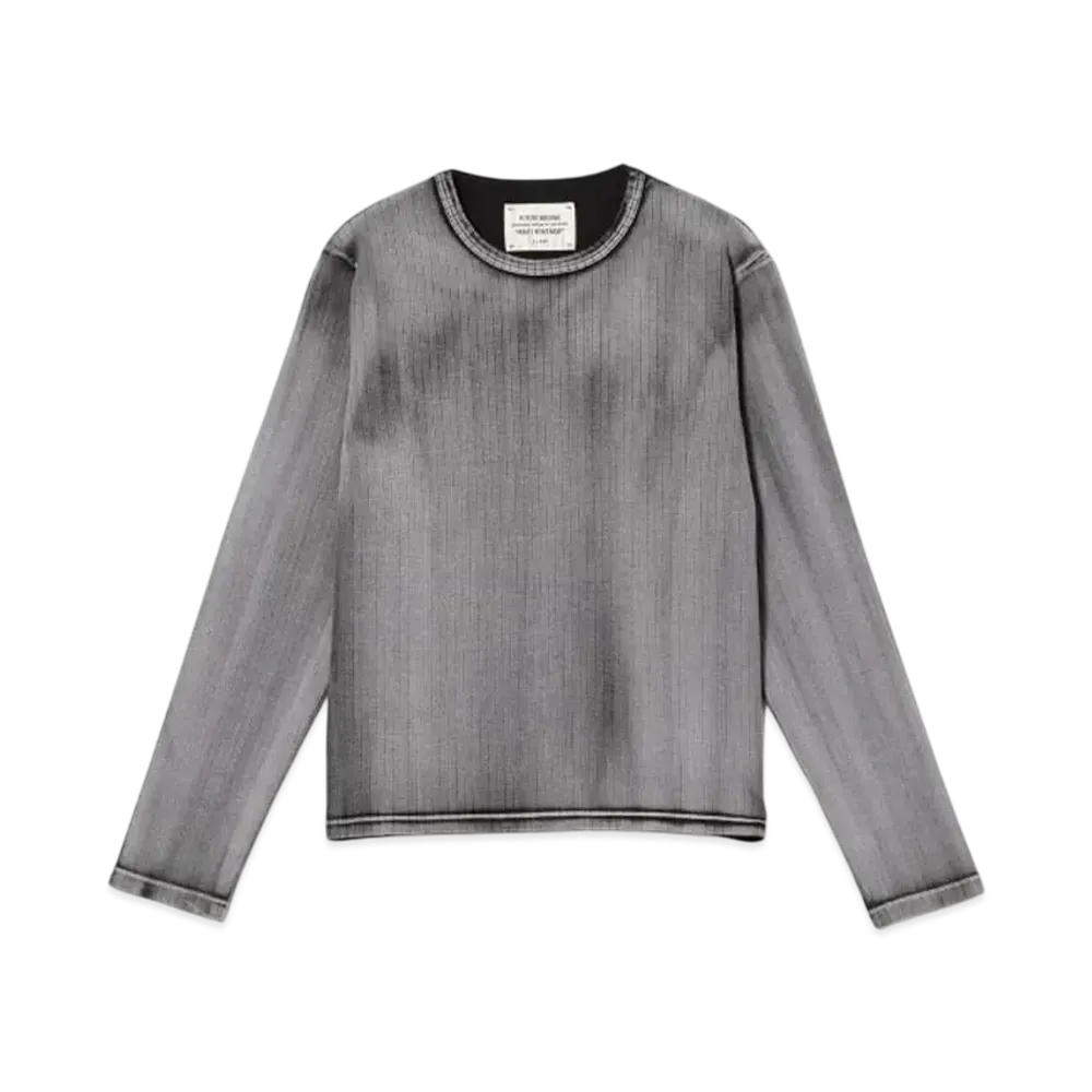 BEAMS FUTURE ARCHIVE Againg Lib Long Sleeve "FadeBlack"