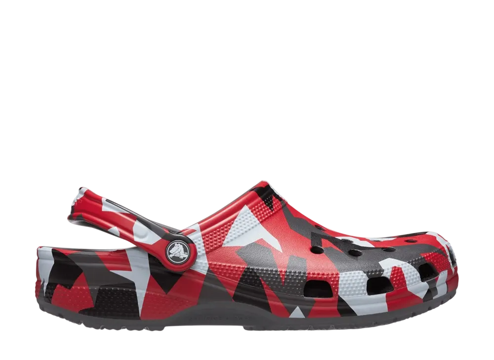 Crocs Classic Geo Camo Clog "Slate Grey/Multi"