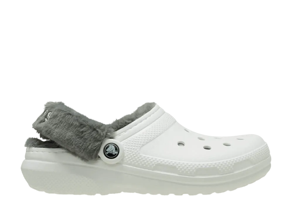 Crocs Classic Fuzz Lined Clog "White"