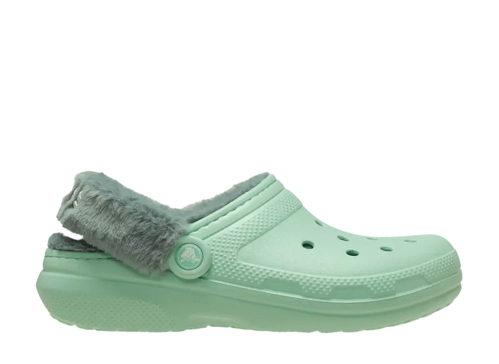 Crocs Classic Fuzz Lined Clog "Spearmint"
