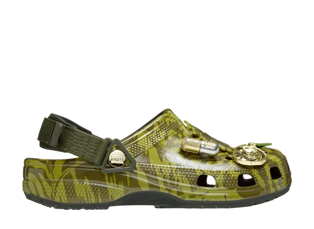 Aries Arise x Crocs Classic Clog "Dark Algae"