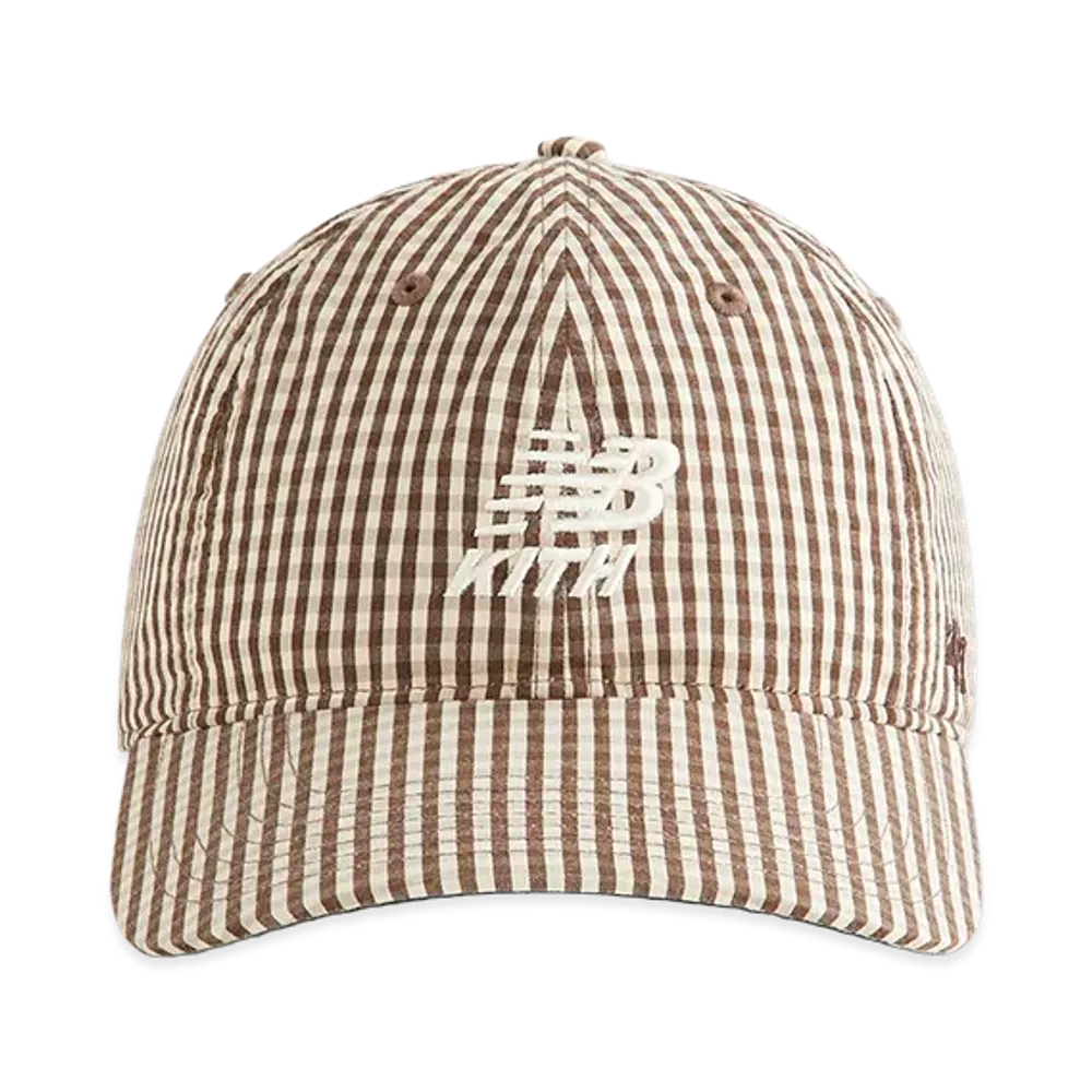 Kith x '47 x New Balance Classic Gingham Poplin Franchise LS Cap "Legacy"