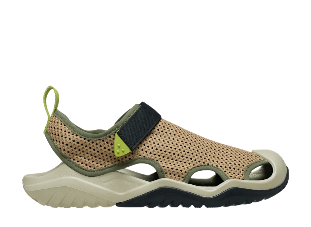 Crocs Swiftwater Mesh Deck Sandal "Sepia"