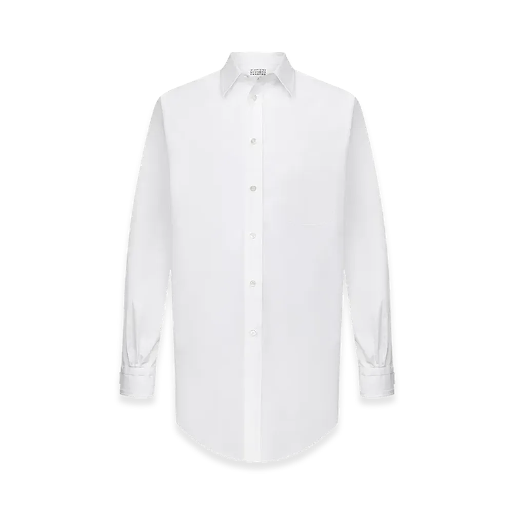 Maison Margiela Wide Collar L/S Cotton Shirt "White"