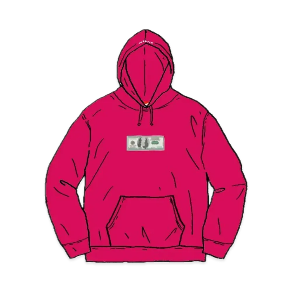 Supreme Franklin Hooded Sweatshirt "Cochineal Red"