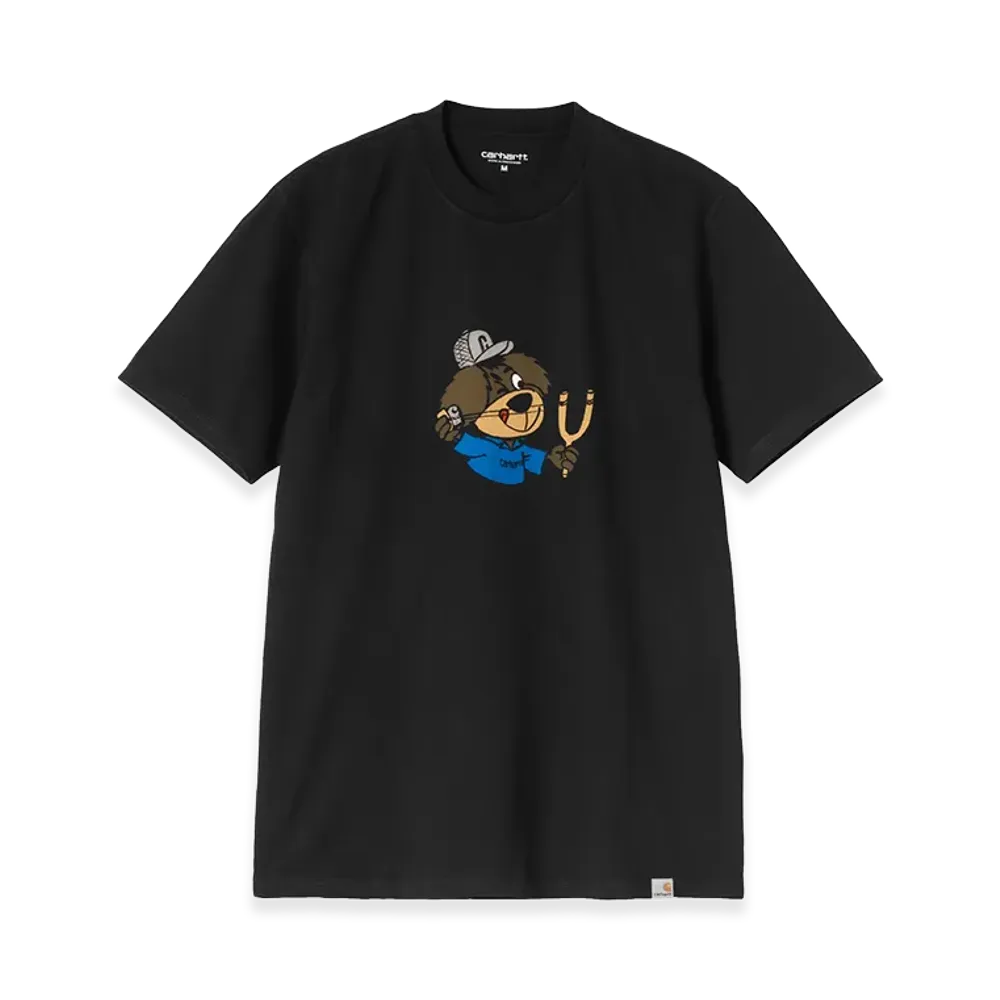 Carhartt WIP S/S Slingshot T-Shirt "Black/Heavy Enzyme Wash"