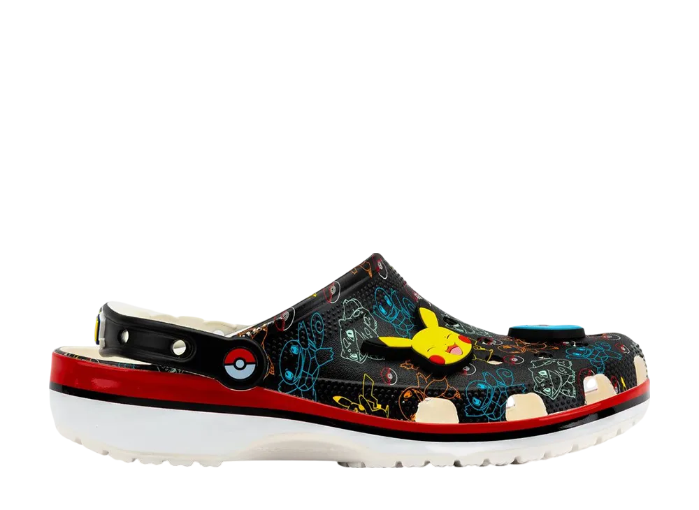 Pokemon x Crocs Classic Clog "Pikachu & First Partner Pokemon"