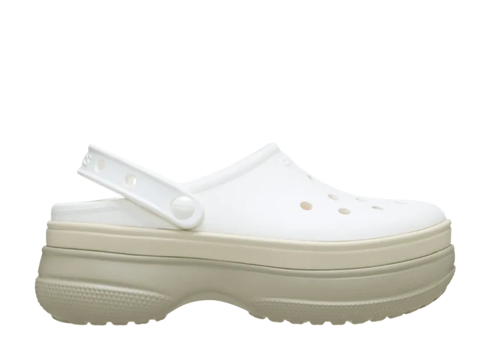 Crocs Classic Stacked Clog "Chalk"