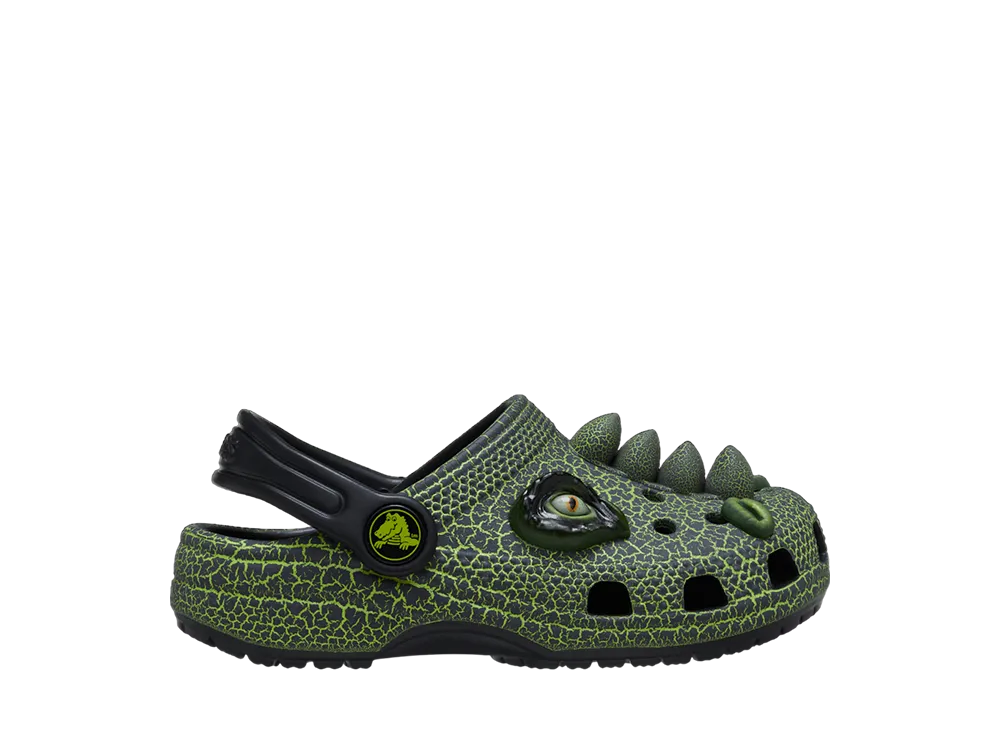 Crocs PS Classic IAM Scary Dino Clog "Black"