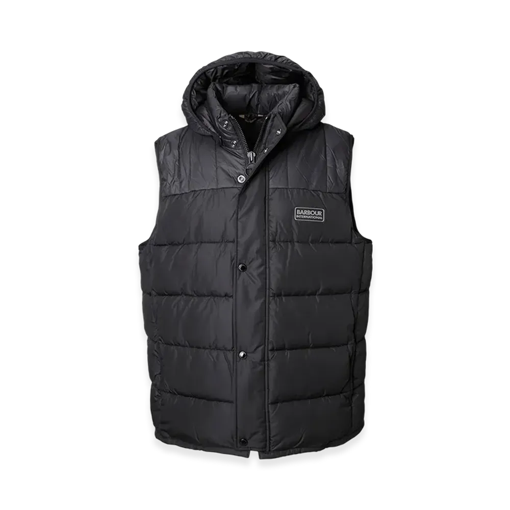 Barbour International Padded Vest "Black"