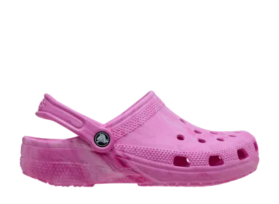 Crocs Classic Watercolor Marbled Clog "Pink Swirl"