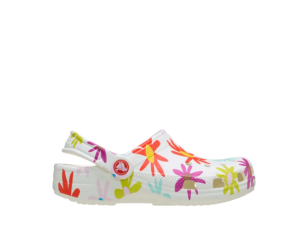 Crocs PS Classic Crafted Daisy Clog "Chalk"
