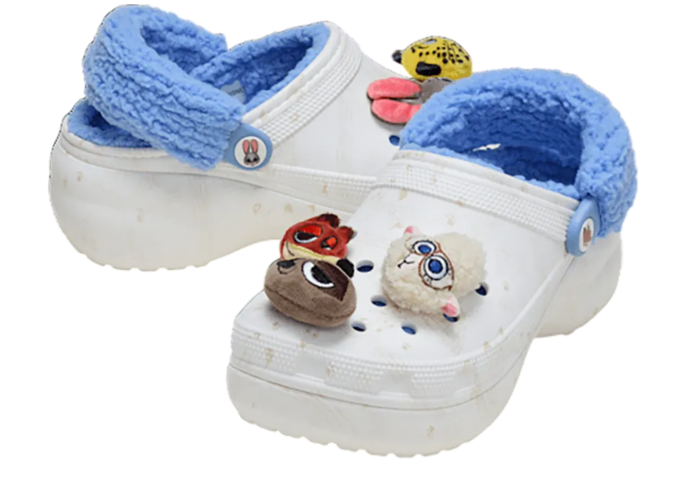 Disney Zootopia 2 x Crocs Women's Classic Platform Lined Clog "Multi"