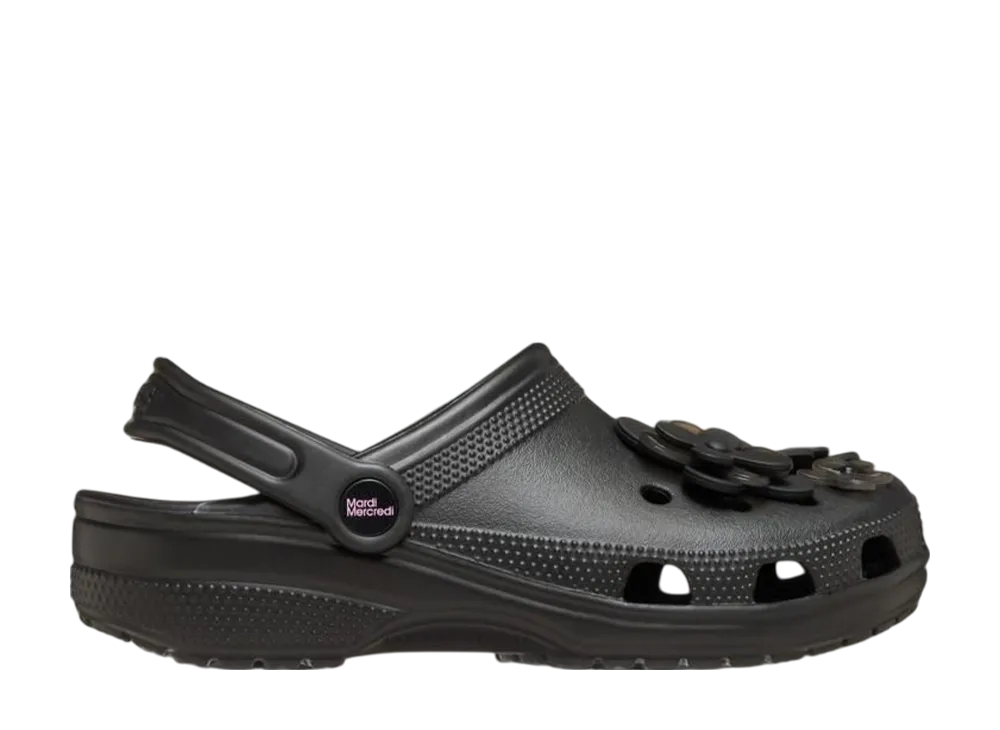 Mardi Mercredi x Crocs Classic Clog "Black/Black Flower"