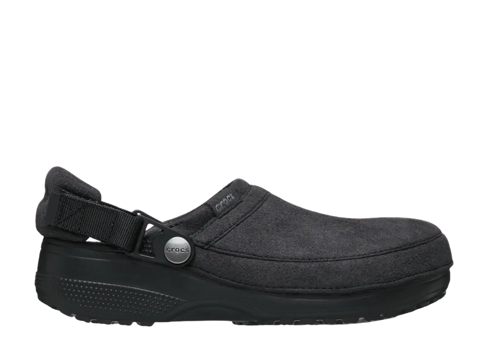 Crocs Classic Crafted Vegan Suede Clog "Black"