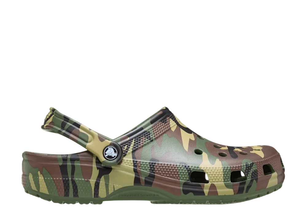 Crocs Classic Camouflage Clog "Army Green/Multi"