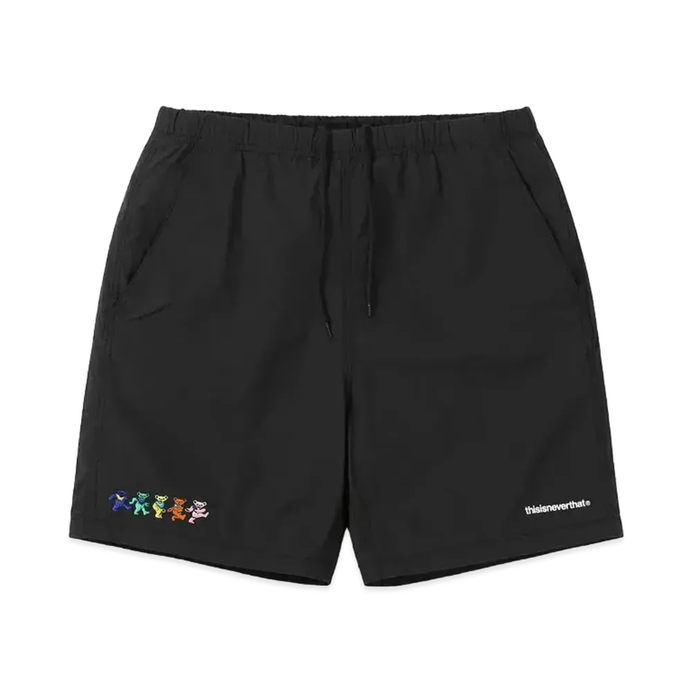 thisisneverthat x Grateful Dead Dancing Bears Wind Short "Black"