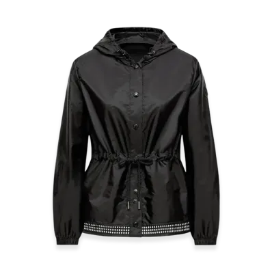 MONCLER Rochebonne Hooded Taffeta Jacket "Black"