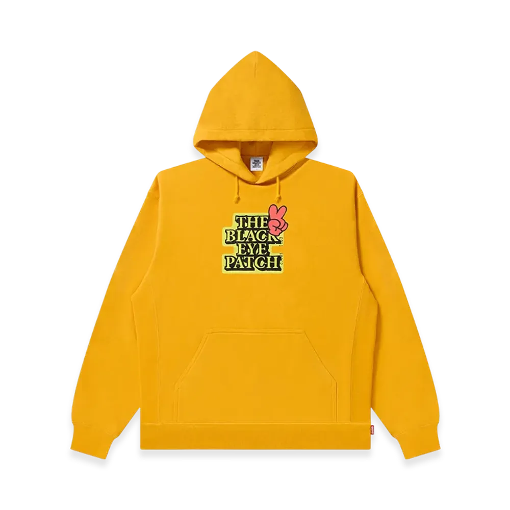 BlackEyePatch Peace Sign OG Label Hoodie "Yellow"