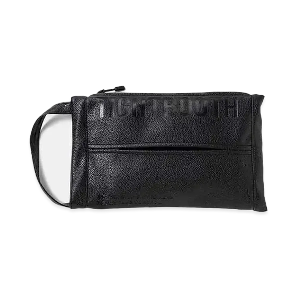 TIGHTBOOTH Leather Tissue Paper Case "Black"