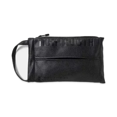 TIGHTBOOTH Leather Tissue Paper Case "Black"
