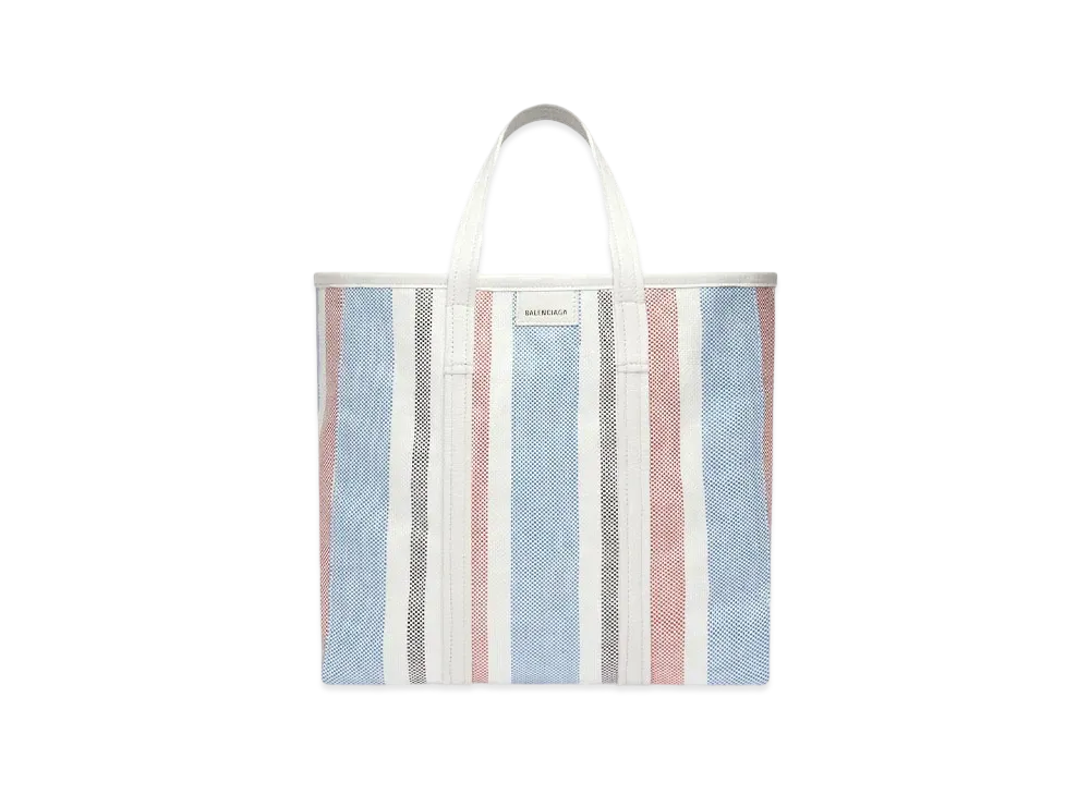 BALENCIAGA Barbes Medium East-West Shopper Bag "Blue"