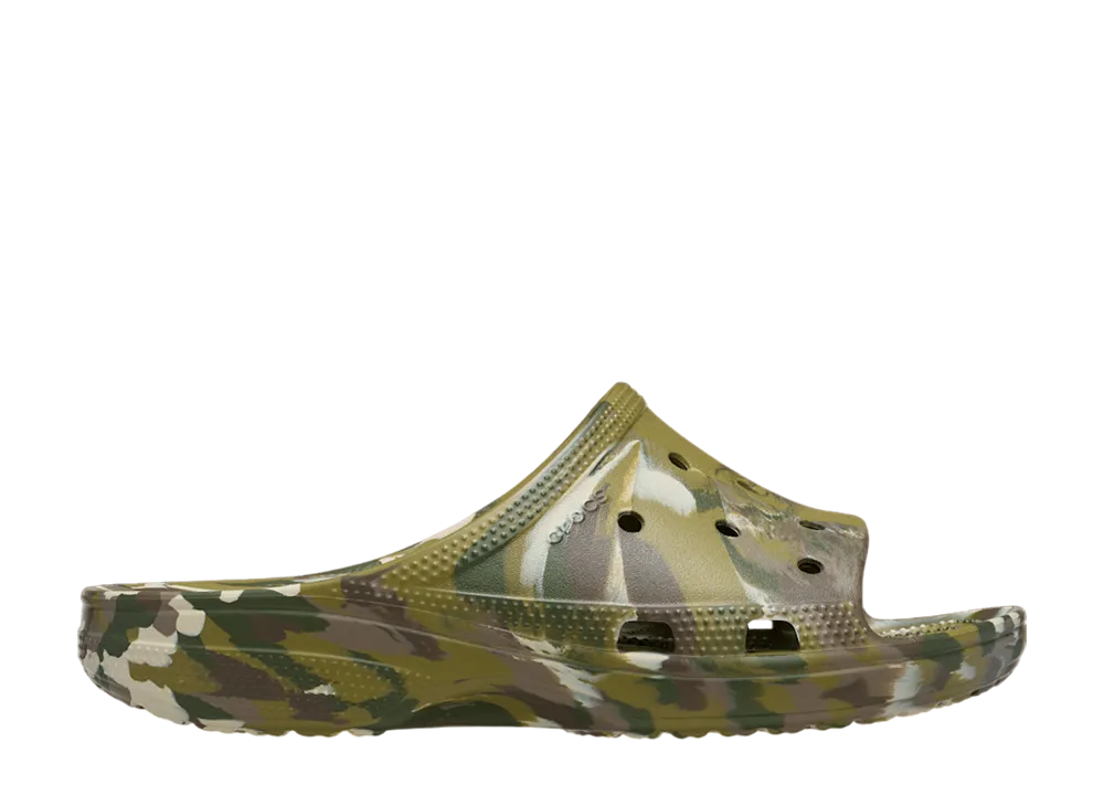Crocs Classic Marbled Icon Slide "Camouflage"