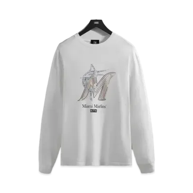 Kith x Rachel Goatley Marlins Long Sleeve Tee "White"