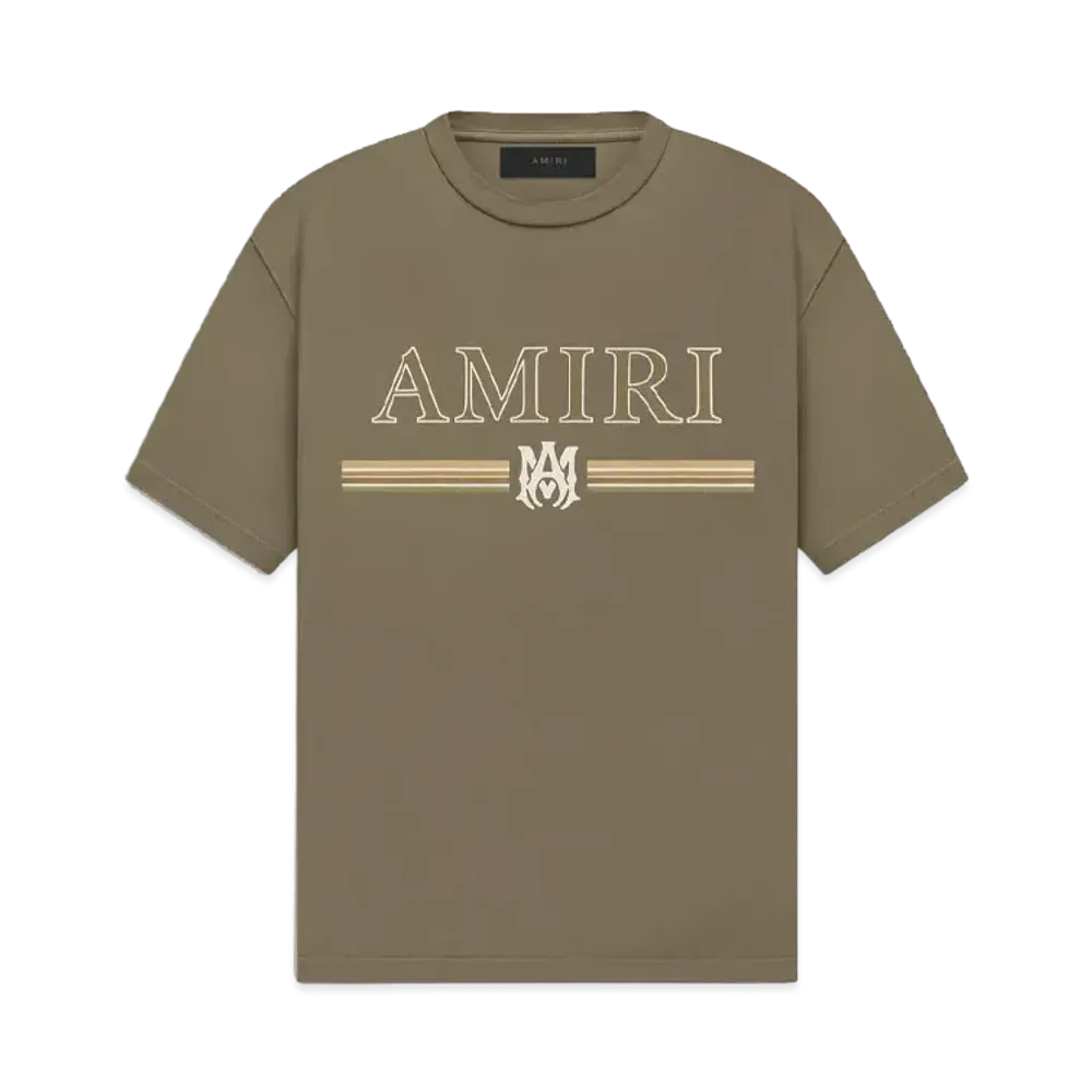 AMIRI MA Bar Tee "Slate Black"