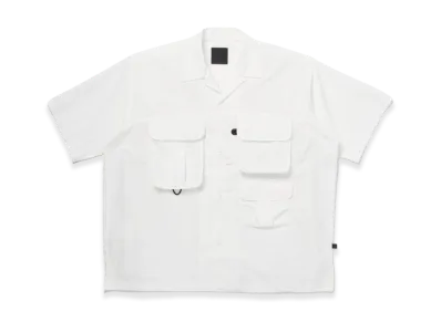 DAIWA PIER39 Women's Tech Multi Tool Pocket Shirt S/S Solid "White"