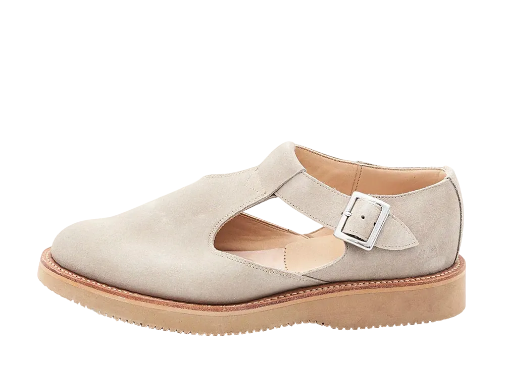 SANDERS Desert Military Sandal 266 Suede "Sandstone" 2124LS