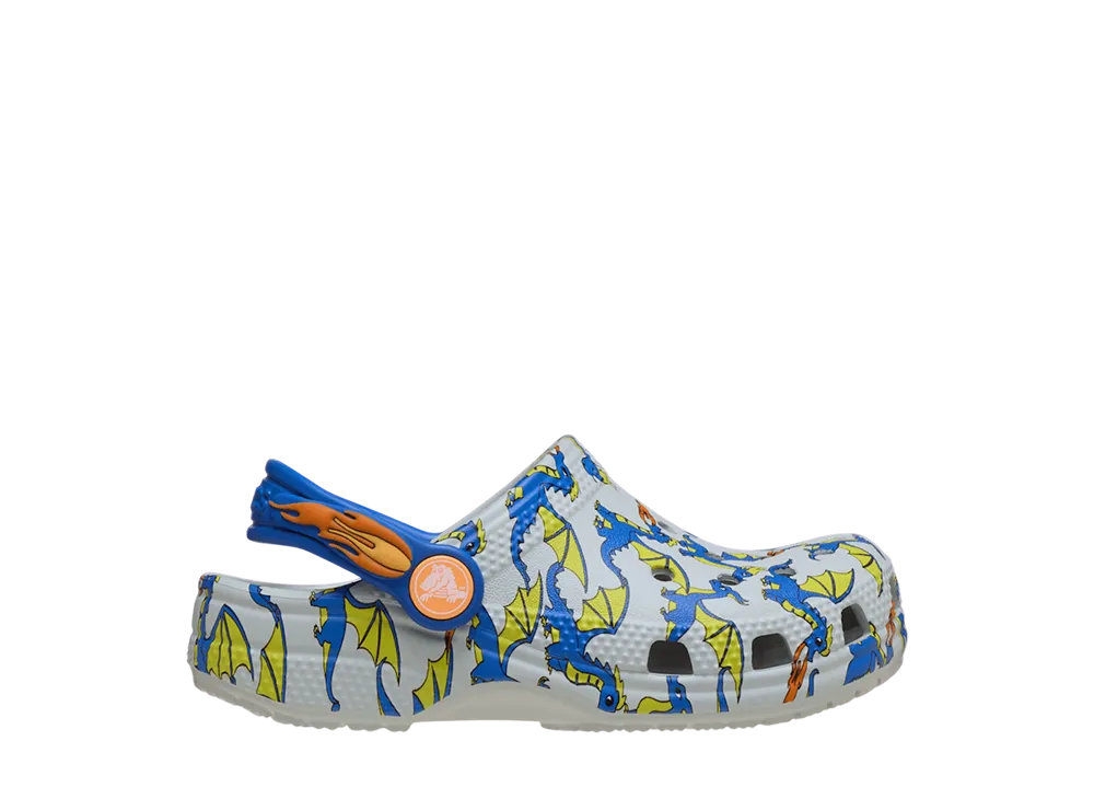 Crocs PS Classic Dragon Graphic Clog "Atmosphere"