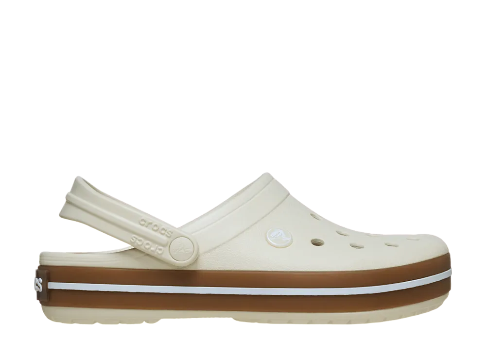 Crocs Crocband Gum Clog "Summit White"